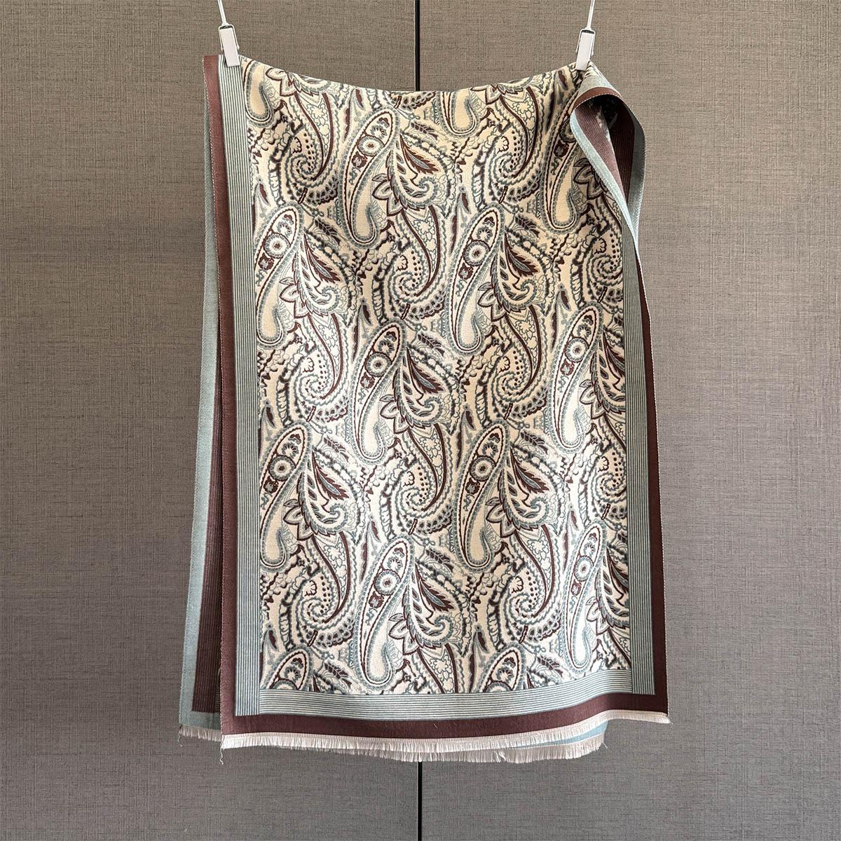 

Autumn and winter new imitation cashmere cashew flower jacquard scarf women s fashion versatile warm shawl fashionable outer scarf 192*65cm