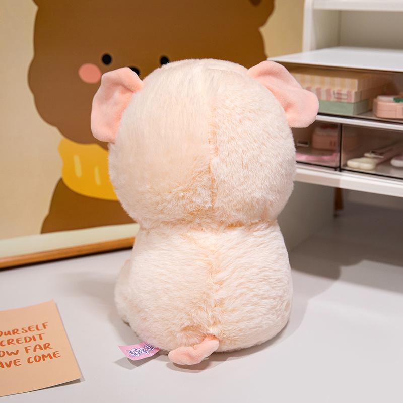 Snot Pig Sitting Position Plush Toy Children Grab Machine Rag Doll Birthday Gift Cute Pig Girl Doll