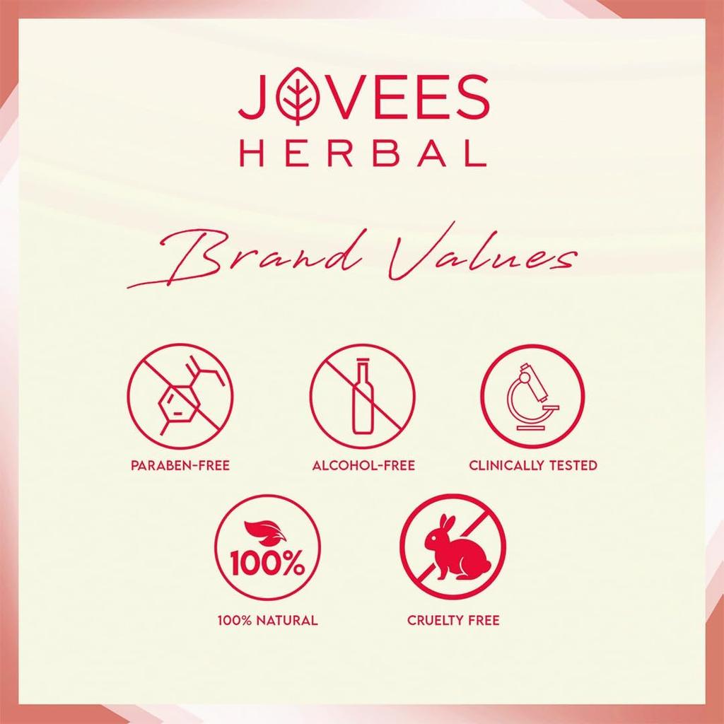 Jovees Herbal Strawberry Face Wash 50ml | Gentle Cleanser For Hydrating Glowing Skin | Brightens Complexion & Removes Pigmentation | For Normal Skin