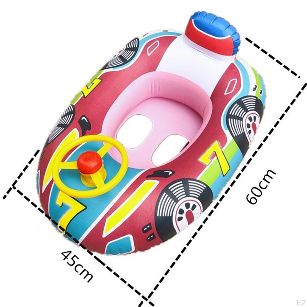 Swimming Float Seat Bathtub Inflatable for Holidays Summer Kids