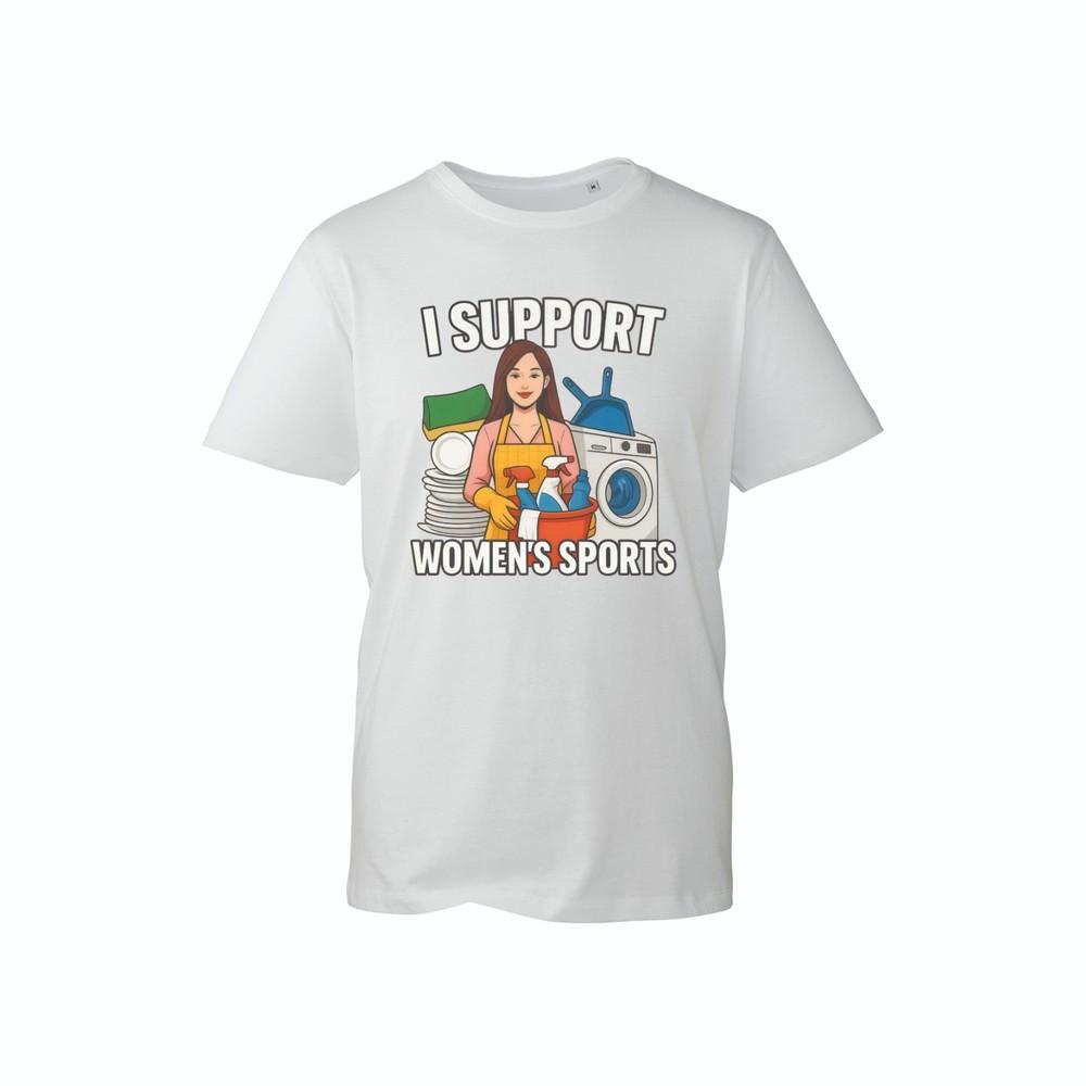 I Support Unisexs Sports Funny TShirt Sarcastic Cleaning Laundry Joke Tee S