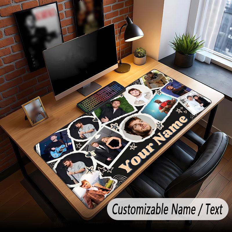 Custom Name Extended Mouse Pad,Alex Warren Gaming Desk Mat For Home Office Desktop Decor