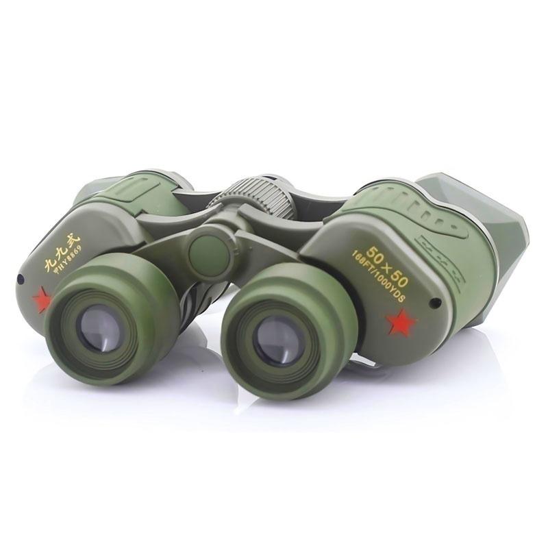 HD Portable 50x50 8m/1000m Professional Binoculars Army Military Telescope Night Vision Waterproof Outdoor Hiking Camping Hunting Optics Travel