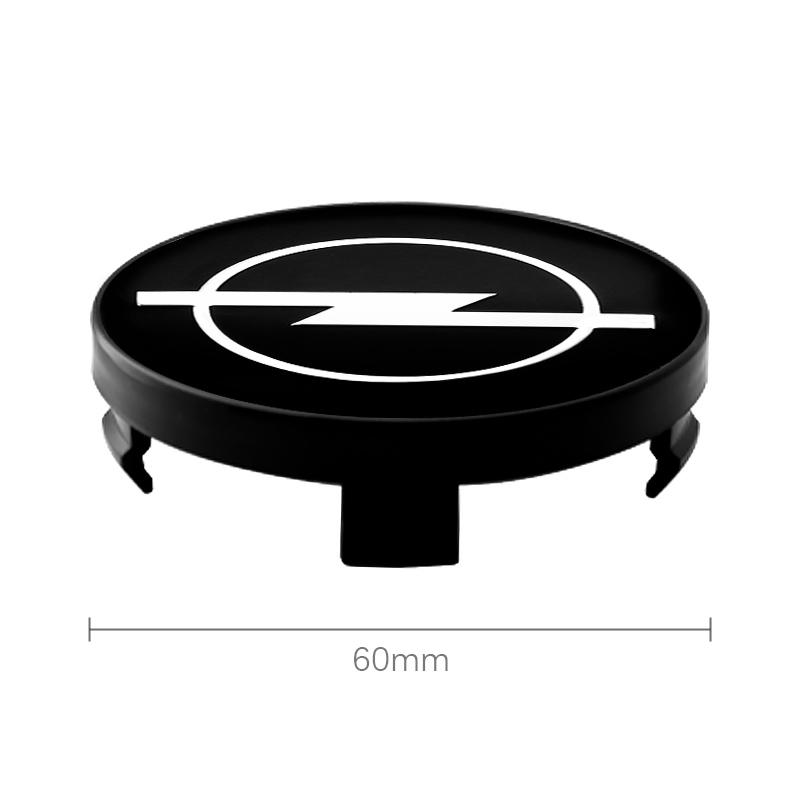 Set 4 Capace Centru Jantă Auto 56mm 60mm Pentru Opel Astra Grandland Corsa Mokka Frontera Insignia Zafira Sticker Accesoriu Capac Jantă