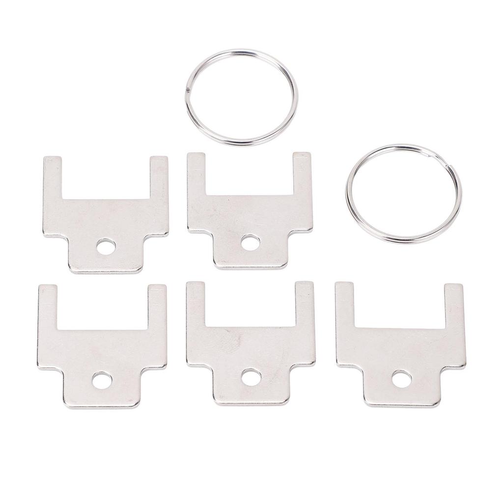 5 Pcs Paper Towel Dispenser Key Stainless Steel 770301 Toilet Paper Dispenser Replacement Key for
