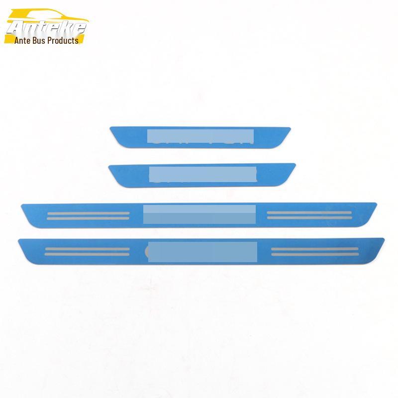 Fit for 2019 Koleos Stainless Steel Door Sill Trim Stickers - Exterior Welcome Pedal Accessories