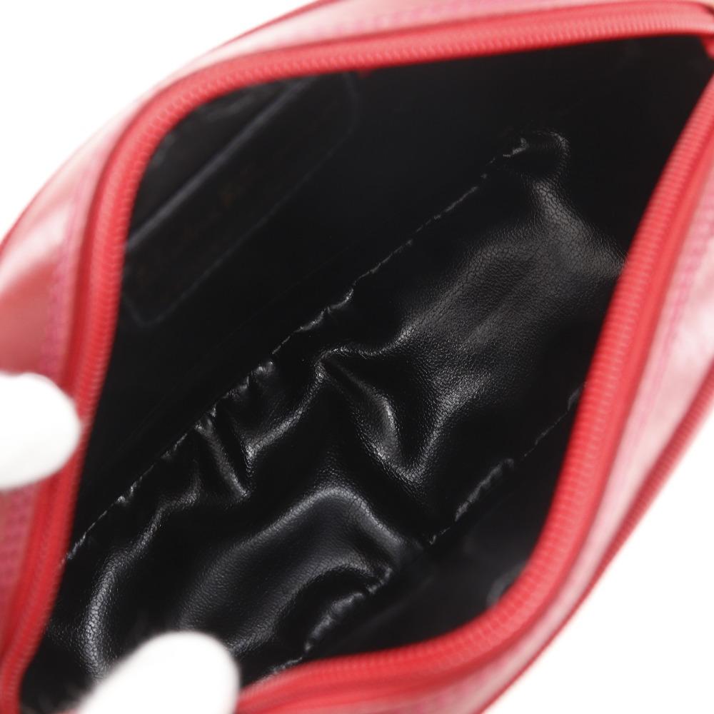 Salvatore Ferragamo Vala Shoulder Bag D21 3096 Red Calfskin Women Used