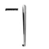 Stainless Steel Long Shoehorn with Whip Handle - No Bending Required