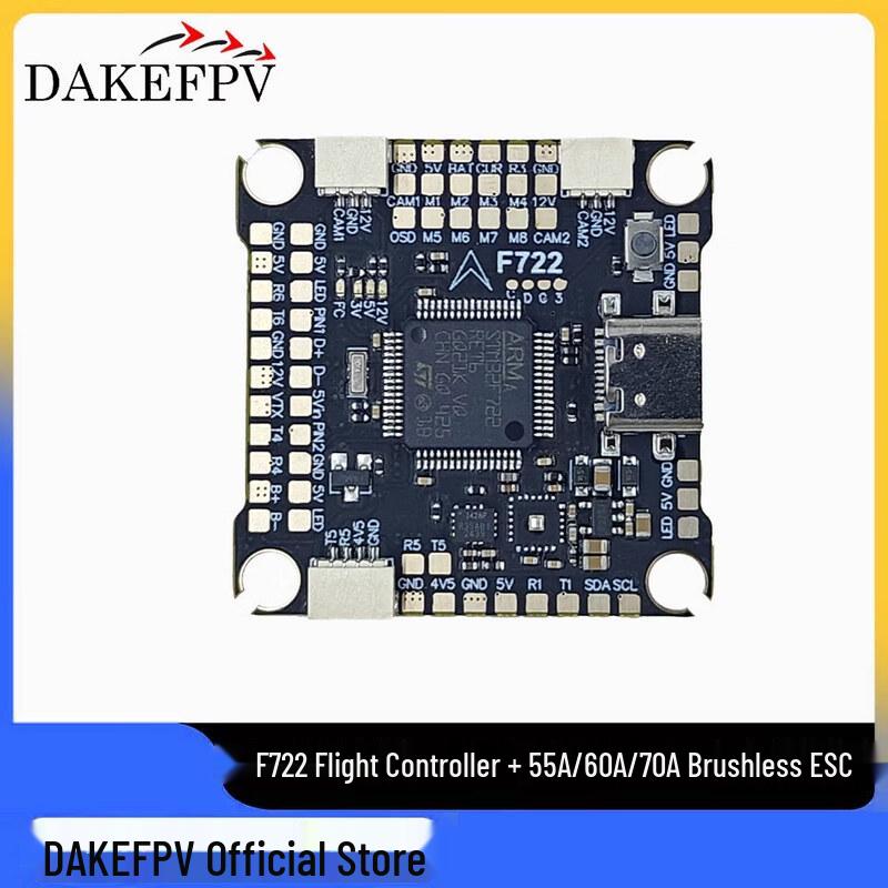 DAKEFPV F722 Stack letového kontroleru
