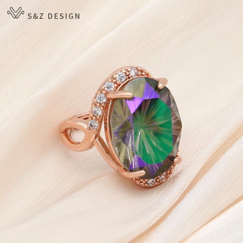 

Модные роскошные овальные регулируемые кольца в форме яйца для женщин, свадебная вечеринка, элегантные ювелирные изделия с кубическим цирконием, модный подарок