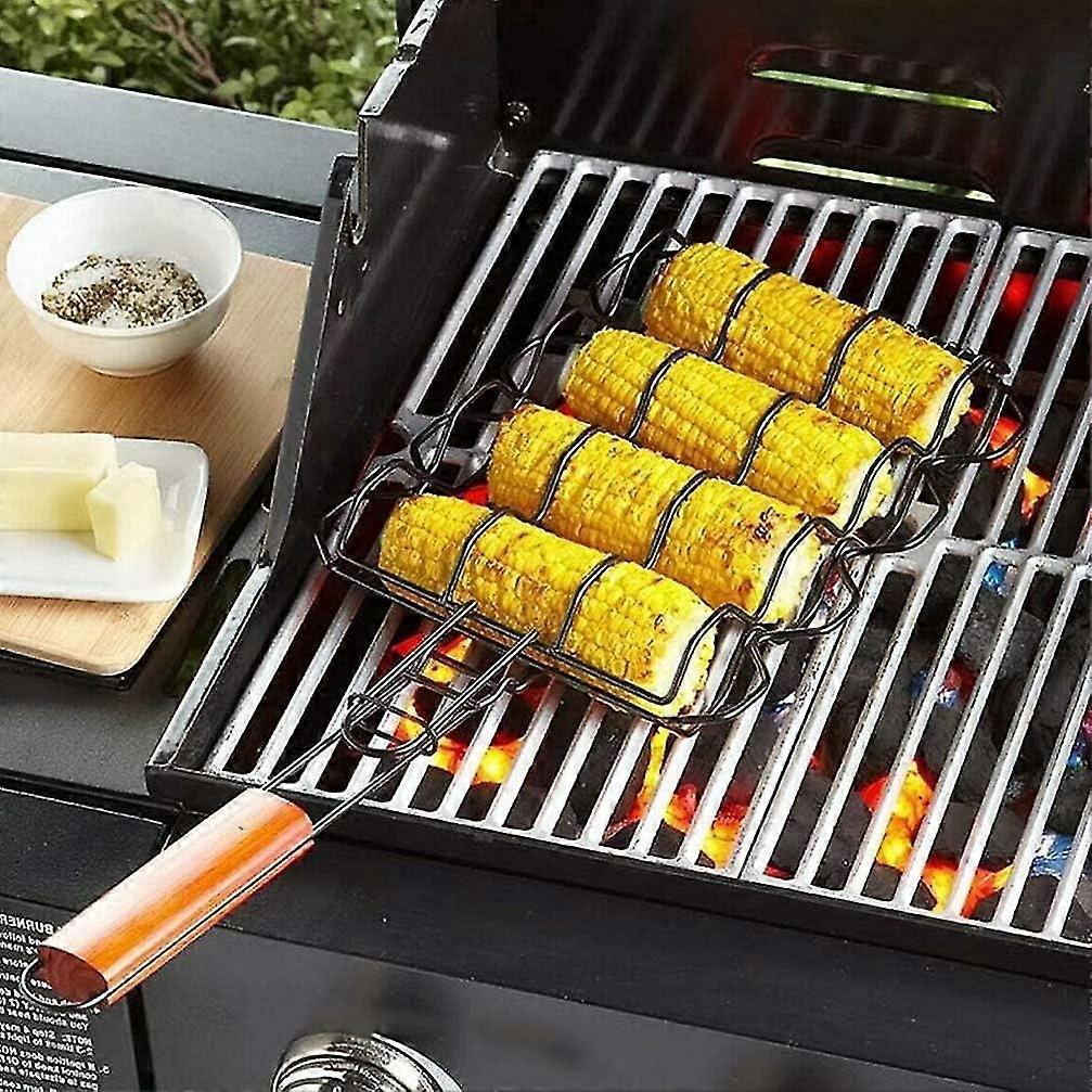Grilling Accessories Corn Grilling Basket Stainless Steel Corn Holder Grill Accessories for Outdoor Grill