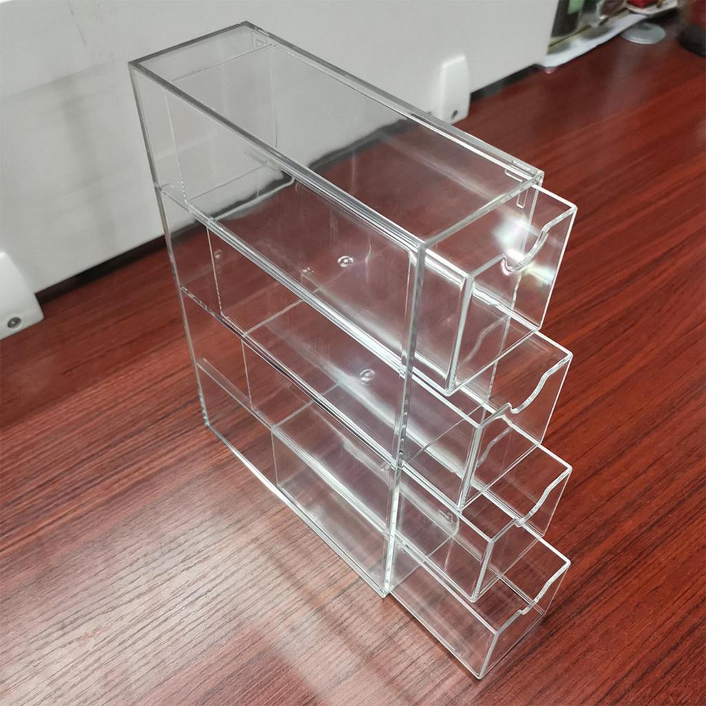 Compact Desktop Makeup Organizer, Ideal for Bedroom, Office Or Countertop.