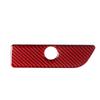 Red Carbon Fiber Interior Glove Box Handle Cover Trim For Ford Explorer 2013-19
