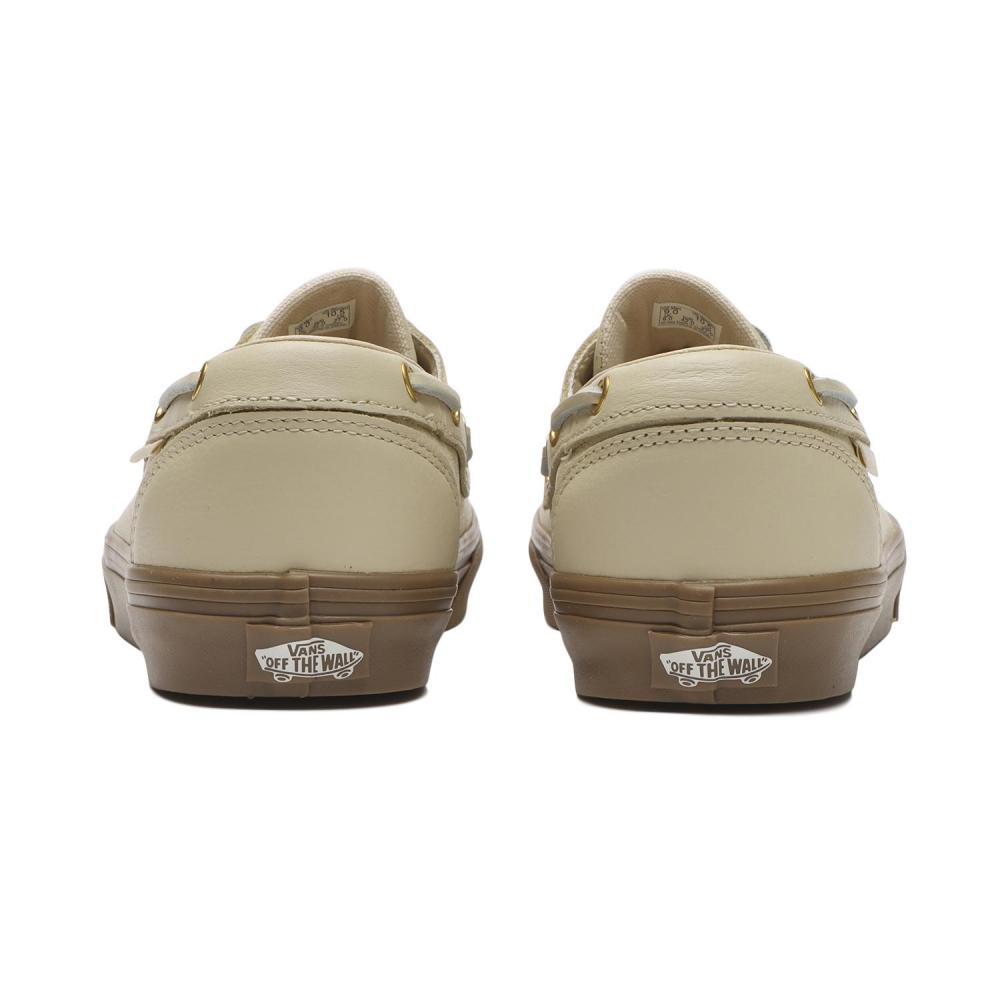 Vans 2 Eyelet Boat Shoe Vn000z11Tan Leather Tan