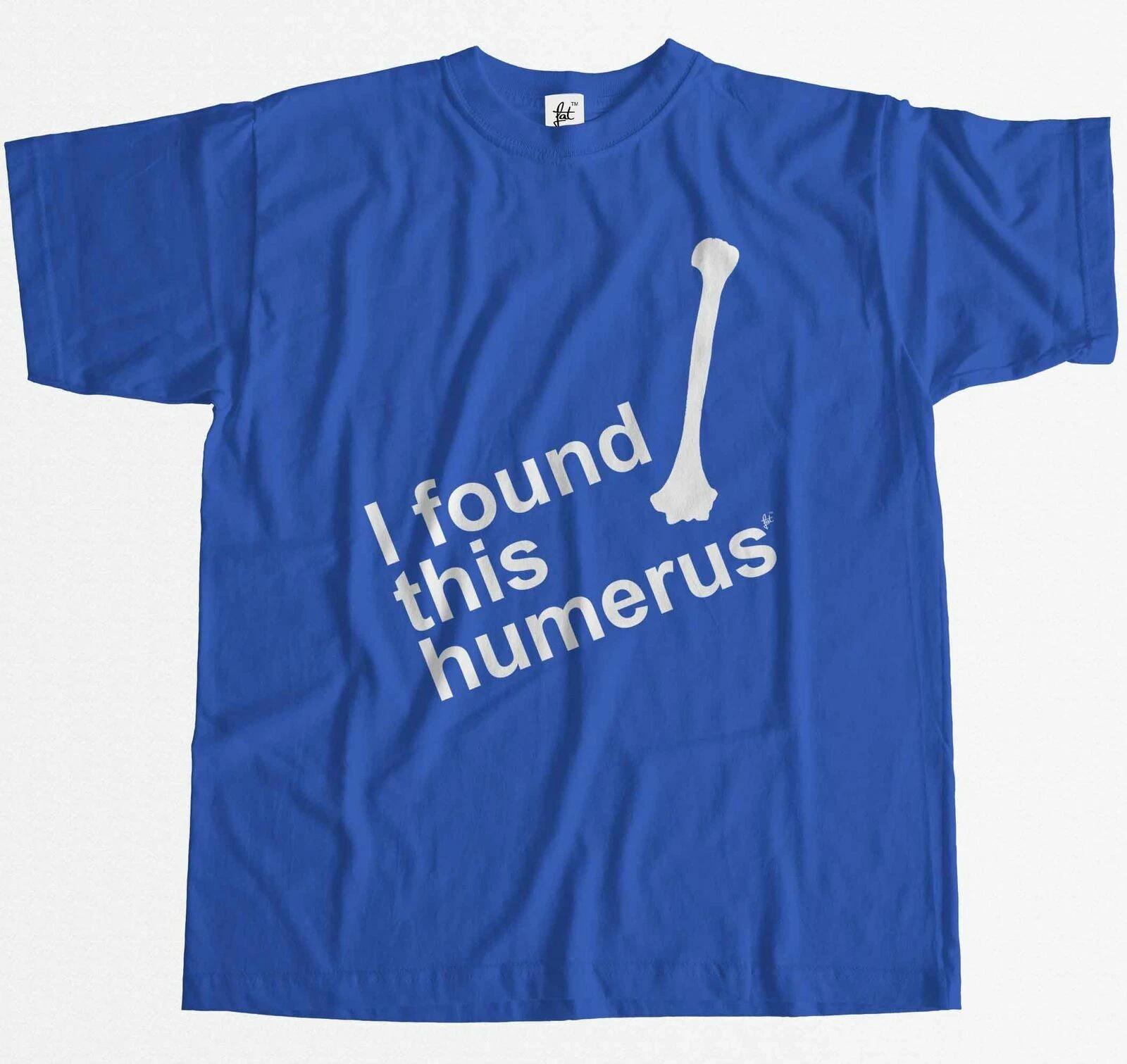 I Found This Humerus Funny Bone Biologist Surgeon Mens T-Shirt L