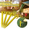 5Pcs Ground Nail Sawtooth Stable for Camping Hardness Tent Stakes Thick High