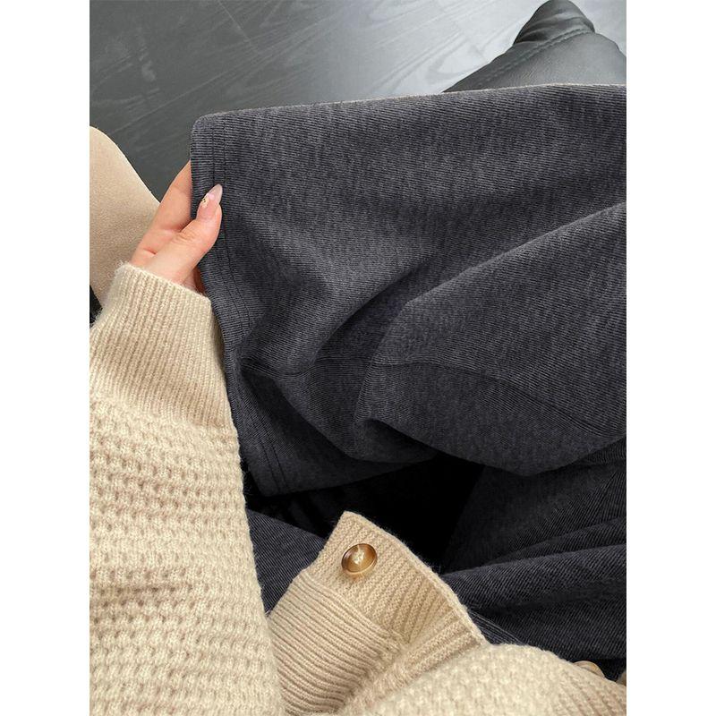 Glutinous Rice Casual Pants for Women, New Summer Style for Plus-Size Girls, Pear-Shaped Body, High-Waisted, Loose-Fitting, Slimming Wide-Leg Pants