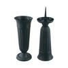 High Quality Desktop Dark Green Desktop Flower Pot Grave Sweeping Ritual Vase White Grave Sweeping Ritual Vase