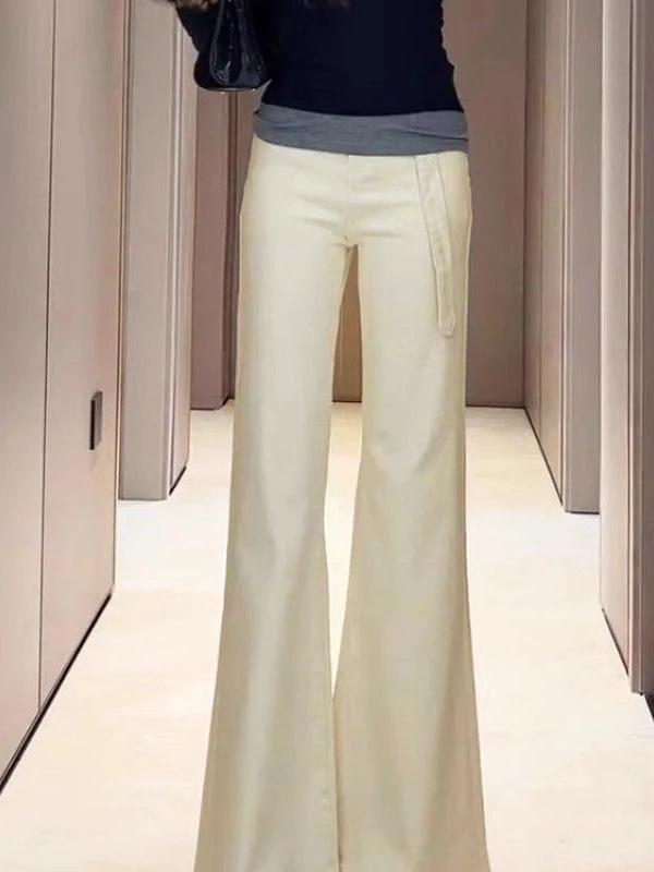 2025 New Plus Size High Waist Wide Leg Jeans for Women - Loose, Slimming, Floor-Length, Autumn Fashion, Sweet & Cool Commute Style