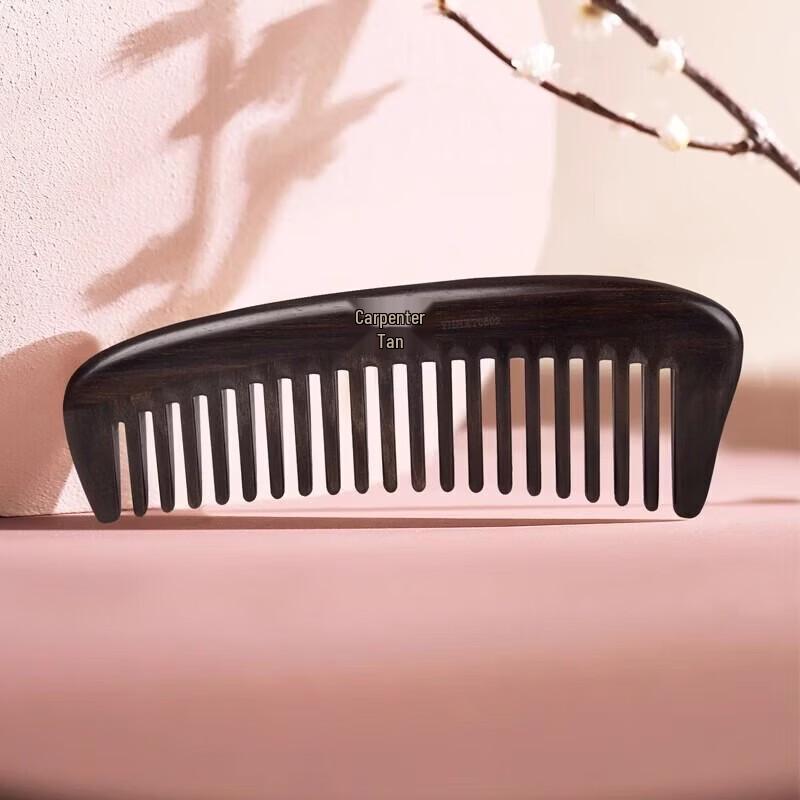 Tan Mujiang Ebony Wood Comb Gift Set