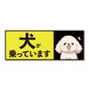 Ritaverse Poodle Car Magnet Sticker Weatherproof Waterproof Reflective Dog