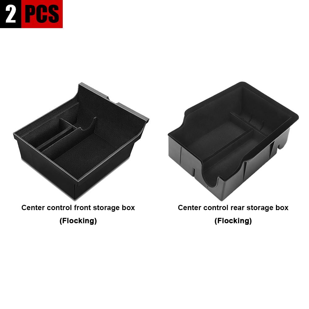 For Tesla Model 3  Model Y 2022 Storage Box Center Armrest Hidden Box Cup Holder Interior Organizer Car