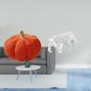 Enchanting Pumpkin Bull Sculpture Decorative Pillow Ornament for Bedroom Sofa Bed Entryway Tabletop