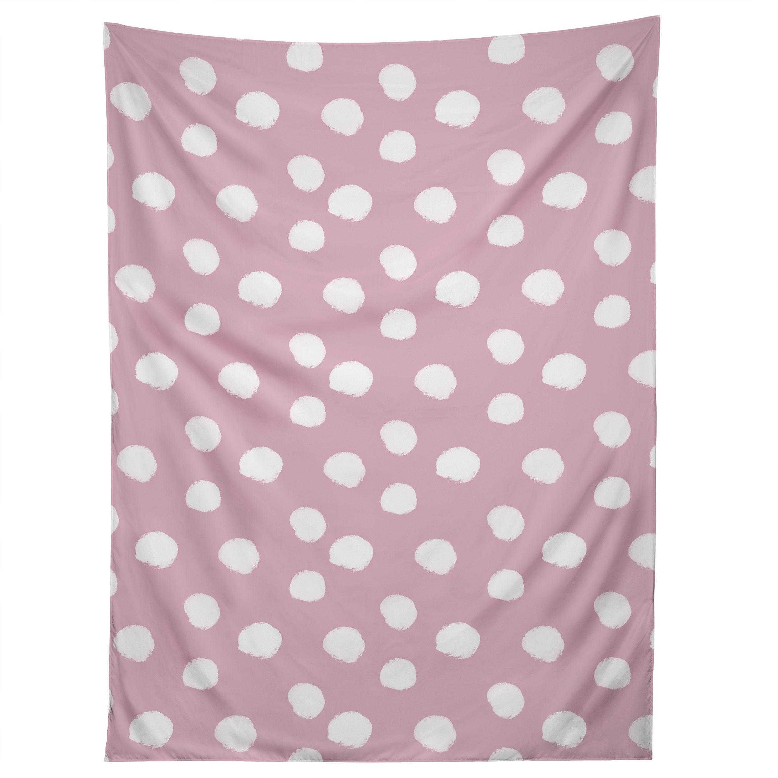 MAUVE DOTS tapestry 75x100
