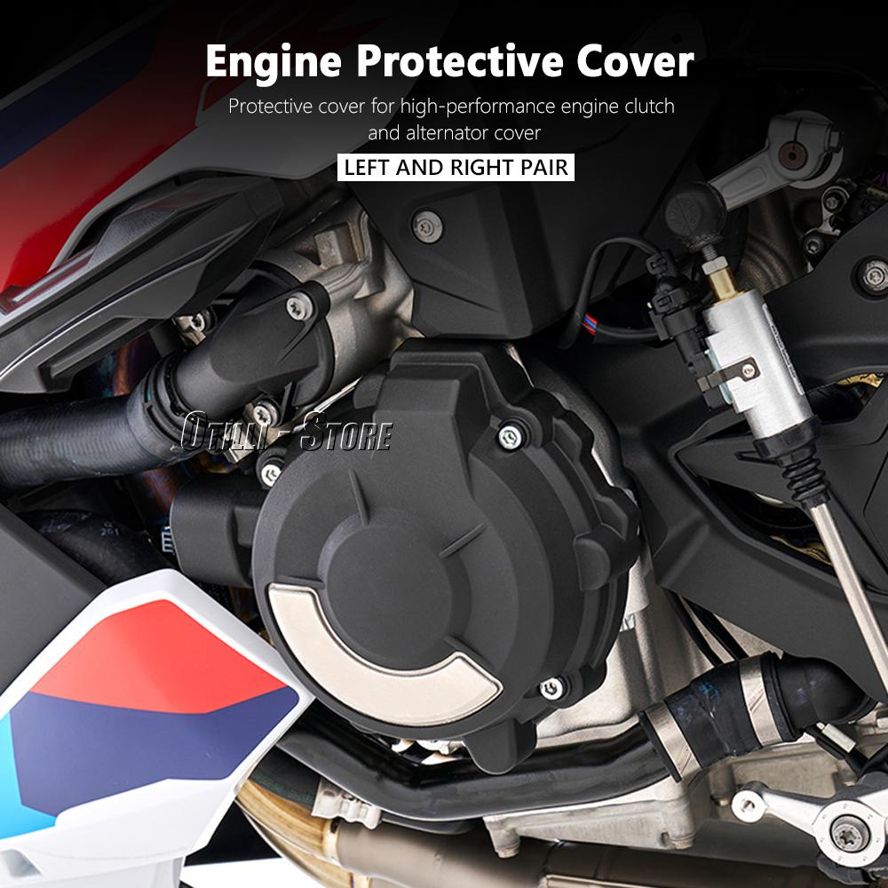 Motorcycle Engine Alternator Cover Clutch Cap Protection Guard Cover For BMW S1000R S1000XR S1000RR M1000R M1000RR Accessories