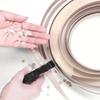 1 Set Single Hole Punch 8/10 MM Hole Edge Banding Punching Pliers Handheld Paper Hole Punch With Scale Heavy Duty Hole Puncher