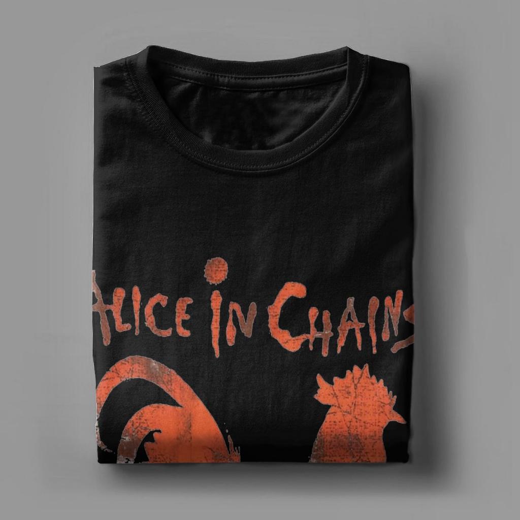 Herren T-Shirt Alices In Chains Neuheit Reines Baumwoll-T-Shirt Kurzarm T-Shirts O-Ausschnitt Kleidung Geschenkidee