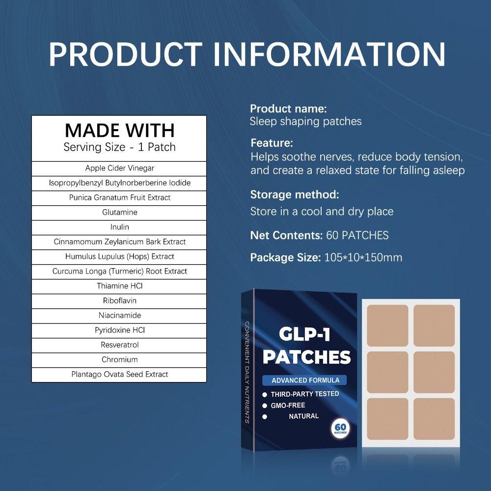 Improve Sleep Quality Soothing Aid Patch Sleep Longer Sleep Relax Tension Patch  Night Care