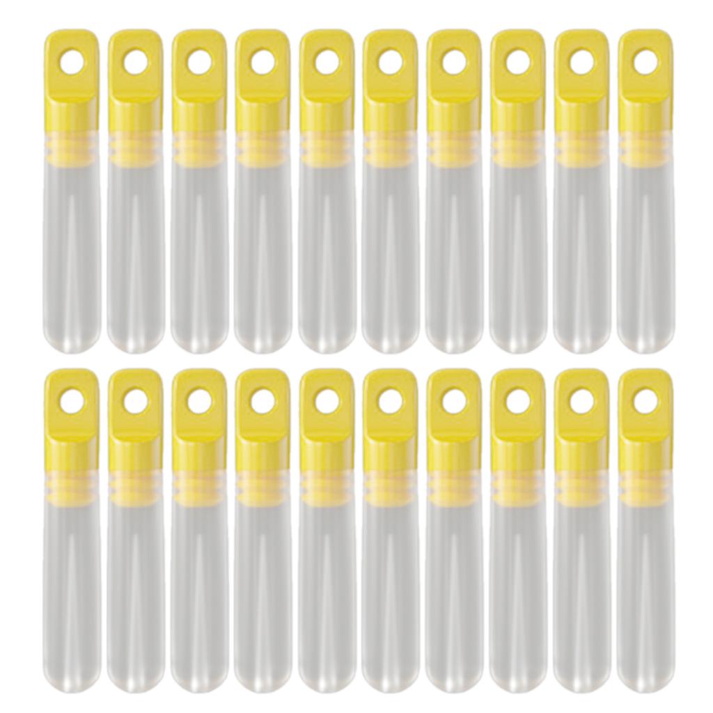 Fiskedrag Fiskebobbers Bobbers Öringfiske Bobber 20 st Genomskinlig Glidande Bobber Fiskedrag Set Silikonboj Bobbers