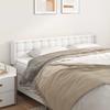 VidaXL Headboard with Ears White 203x16x78-88 Cm Faux Leather3118877