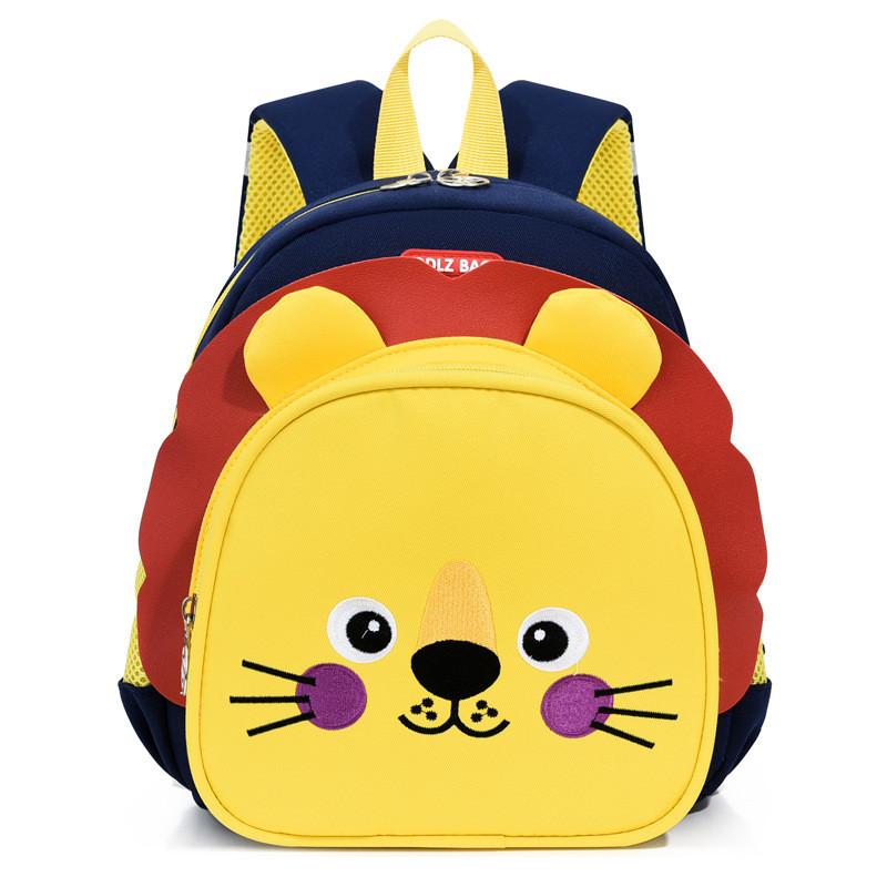 Cartoon Dinosaur Kids Backpack With Breathable Oxford Fabric For Preschool Children
