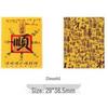 Gold Leaf Lucky Cat Phone Sticker - 999 Gold Foil Wealth Charm