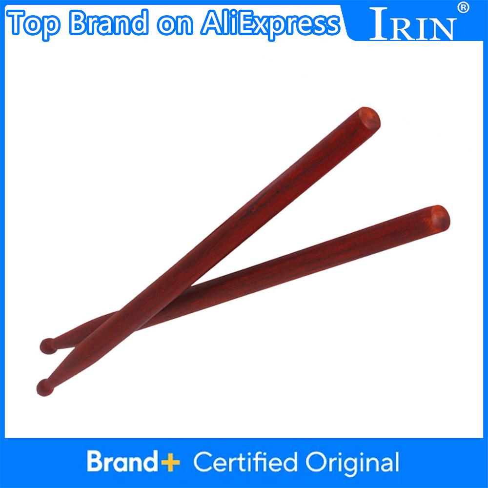 1pair Mahogany Drum Mallet Professional Percussion Accessories Red Wooden Drumsticks Practical Mahogany Sticks Instrument