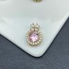Four-Leaf Clover Magic Box Diamond Pendant: DIY Crystal Beading Jewelry Accessory with High Color Retention.