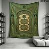 Muslim Wall Tapestry Aesthetic Wall Hanging Printed Fabric Blanket Decorative Tapestries for Bedroom Living Room Home Decor