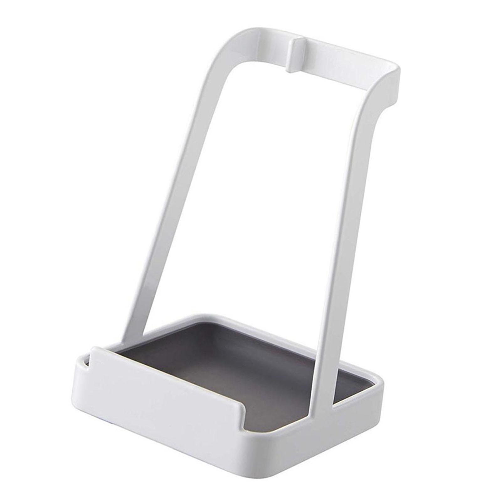 Kitchen Lid Storage Rack Tilt Type Prevent Slip Water Tray Pan Cover Ladle Holder Rack