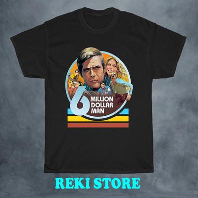 6 Million Dollar Man Movie Men's Black Size S-5XL