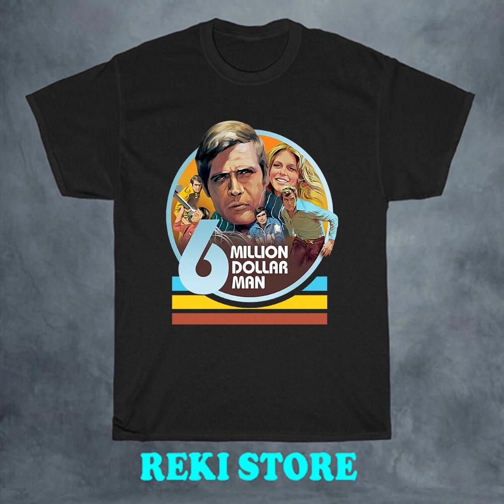 6 Million Dollar Man Movie Men s Black Size S-5XL M