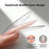 Poly-Nagelgel-Verlängerung Dual-Formen Schablone Klare Wiederverwendbare Nagelspitzen Builder für Salon DIY Professionelle Nagelkunst-Übung