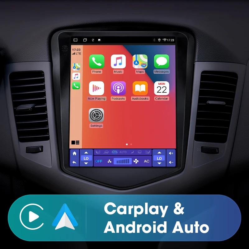 9.7" Android 12 Carplay Car Radio for Chevrolet Cruze J300 2008 - 2012 Multimedia Player 2 Din GPS Stereo DVD Head Unit