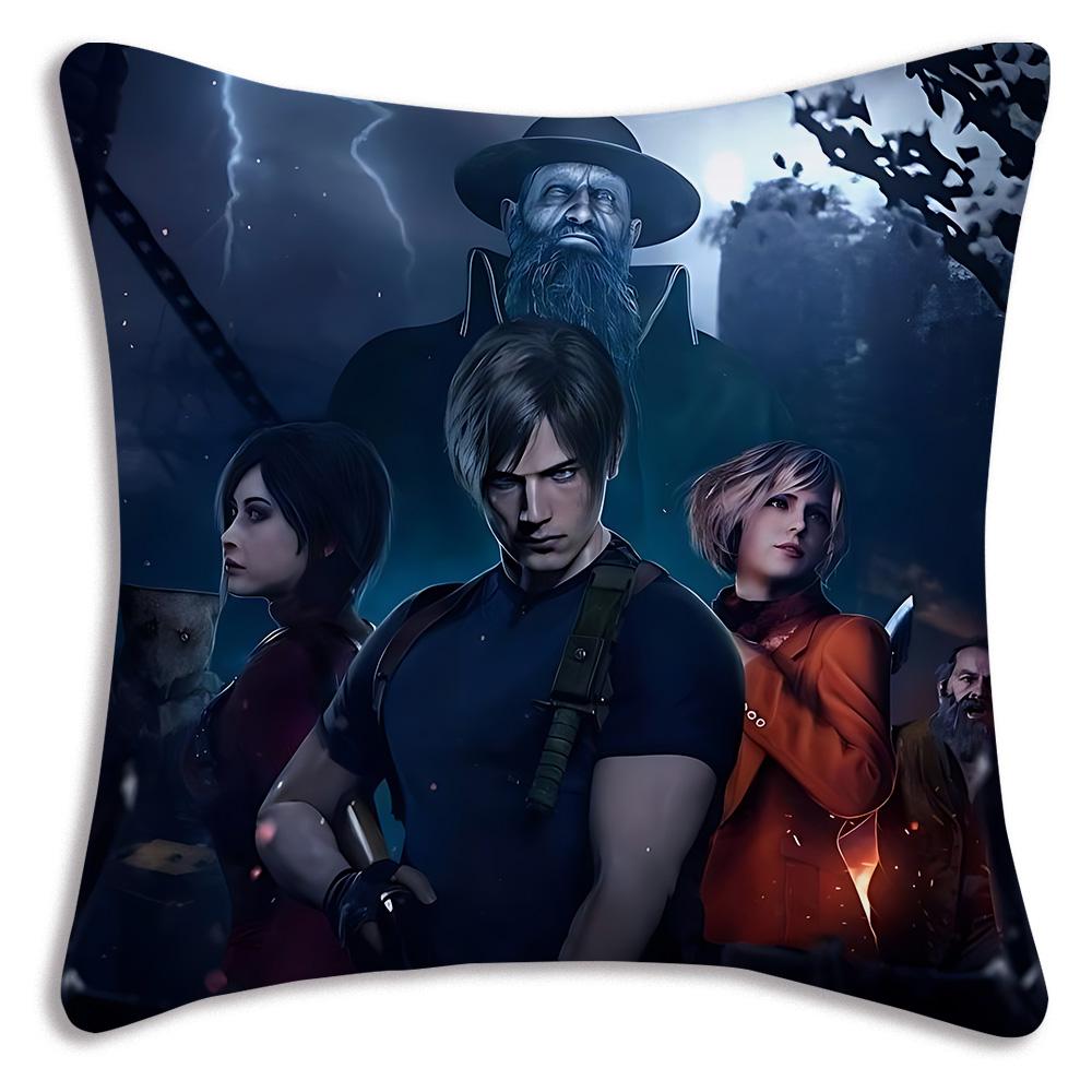Movie ResidentS Evil Umbrellas Pillow Covers Cartoon Sofa Decorative Home Double-sided Printing Short Plush Cute Cushion Cover