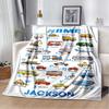 Know The Car Customize Your Name Blanket Warm Comfortable And Soft Blankets Are Suitable For Home Chairs Office Sofas Sofas Office Camping And Gifts