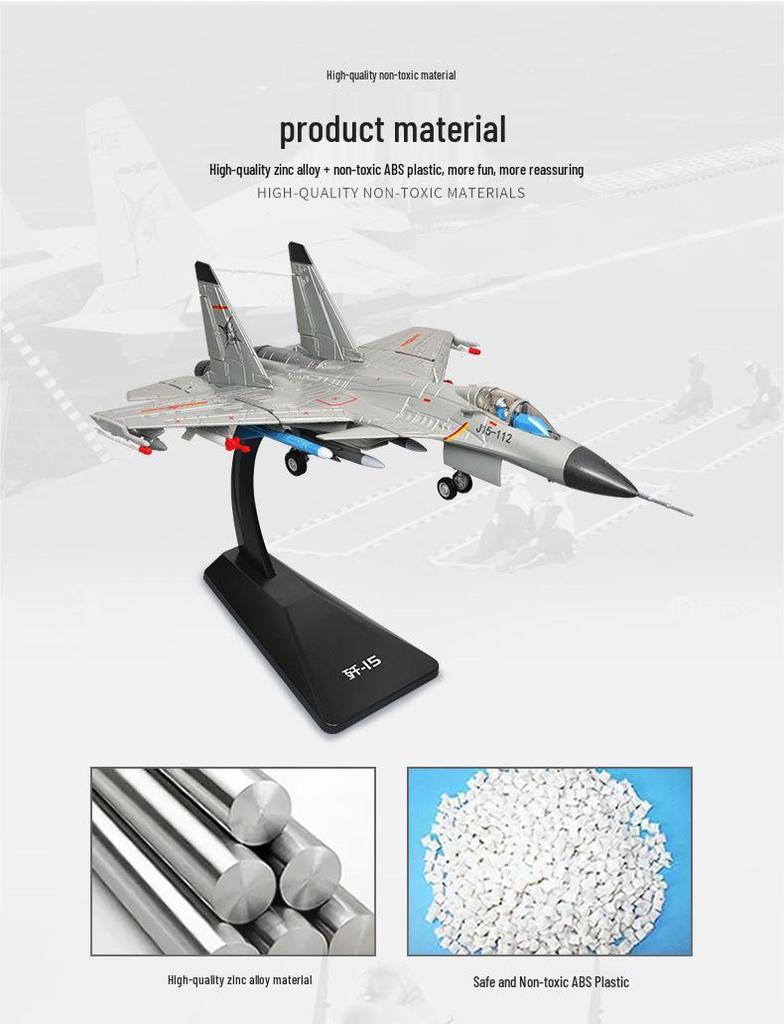 J-15 Carrier-Borne Fighter 1:72 Alloy Model Aircraft