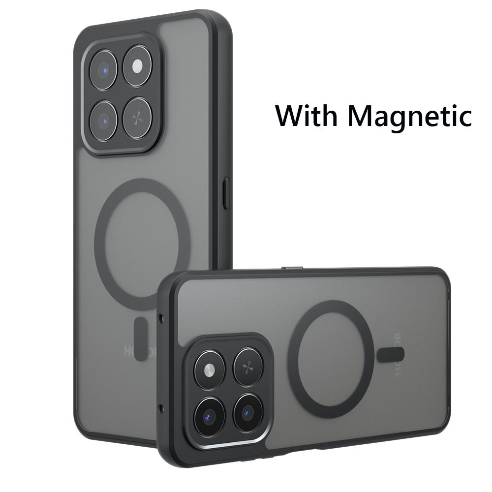 For Magnetic Wireless Charging Case For Honor X7D HonorX7D Honor 400 Smart 400Smart Shockproof Matte Back Cover Coque