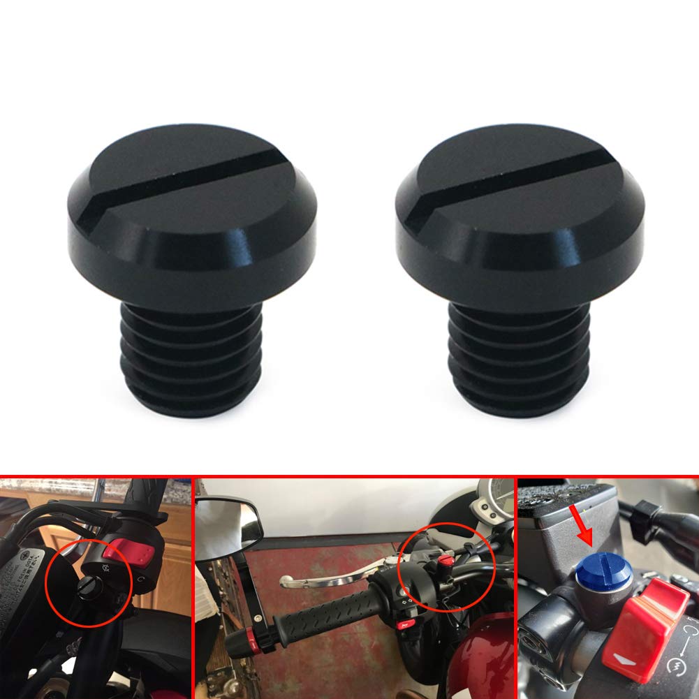 Alpha Rider M10 x 1.25 Right Screw (2 pieces) Mirror
