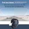 Universal All-Season Electric Helmet with Anti-Fog & Warmth, Dual Visors, for Men & Women